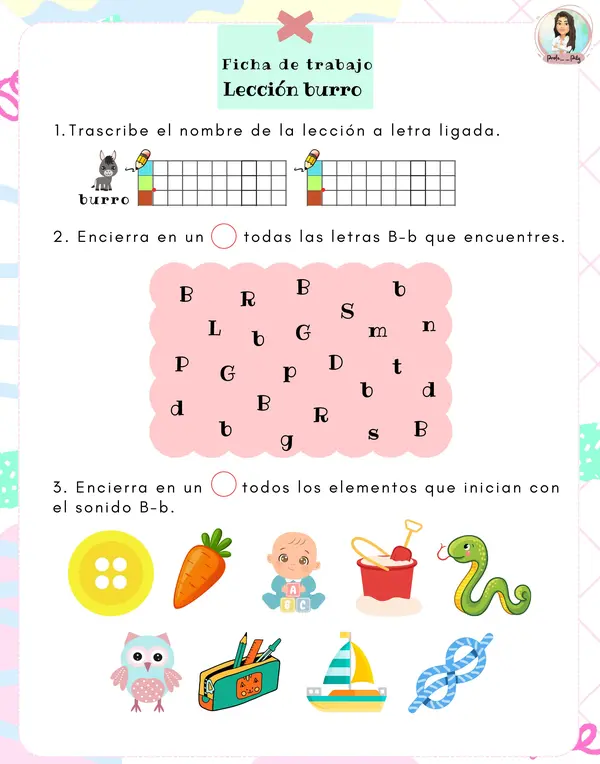 Actividades lección burro