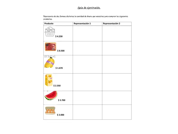 EQUIVALENCIA DE DINERO 