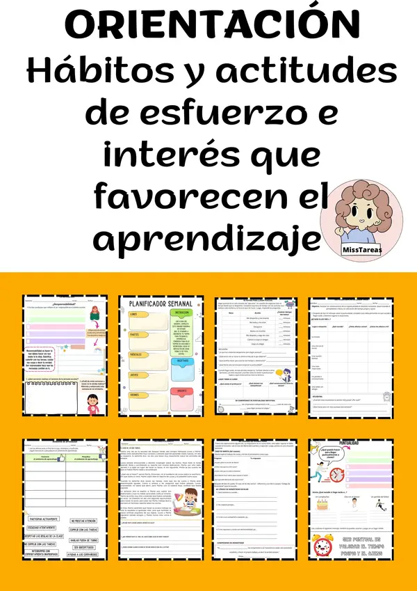 Ficha lista para usar: Hábitos y Actitudes Positivas