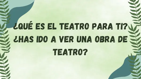La función del teatro