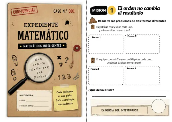 Expediente Matemático: Propiedades de la Multiplicación