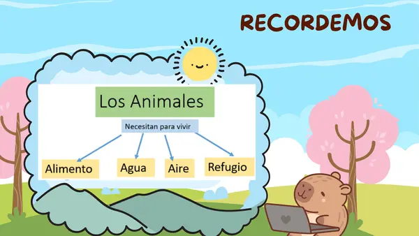 CARACTERISTICAS DE LOS ANIMALES - PRIMERO BÁSICO