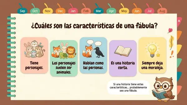 La fábula - 2° básico