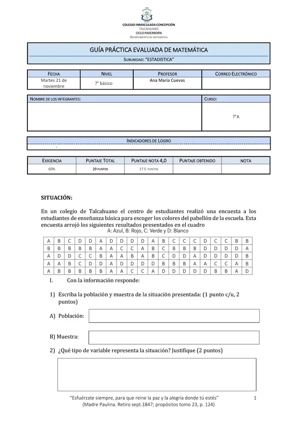 Guía estadística 