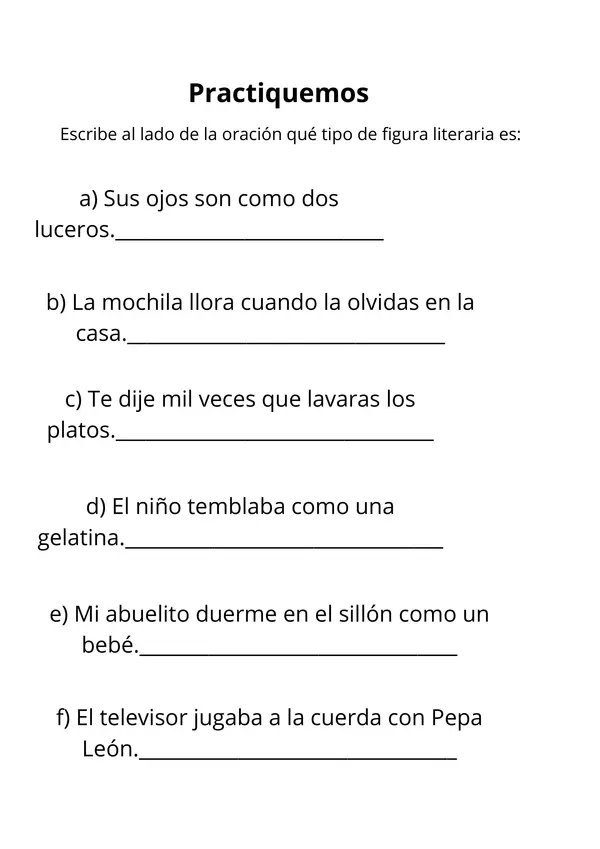 PEQUEÑA GUIA ACTIVIDADES FIGURAS LITERARIAS