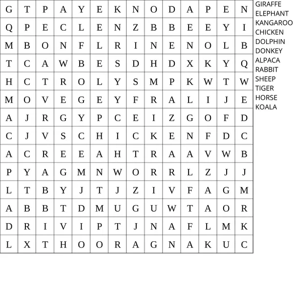 Amazing english word search