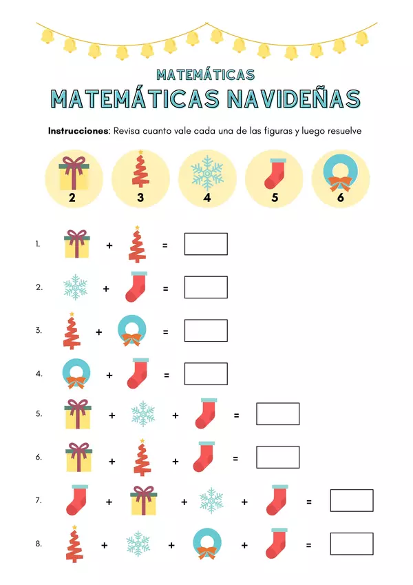 Matemáticas navideñas