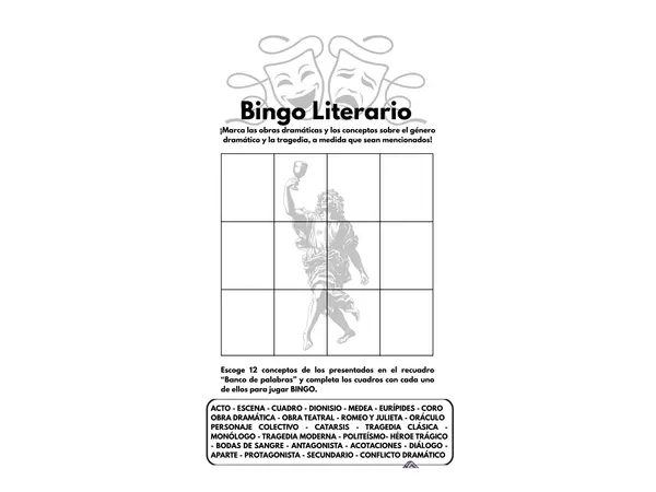 Bingo literario (género dramático)