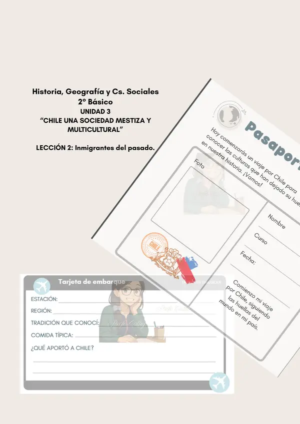 “CHILE UNA SOCIEDAD MESTIZA Y MULTICULTURAL”