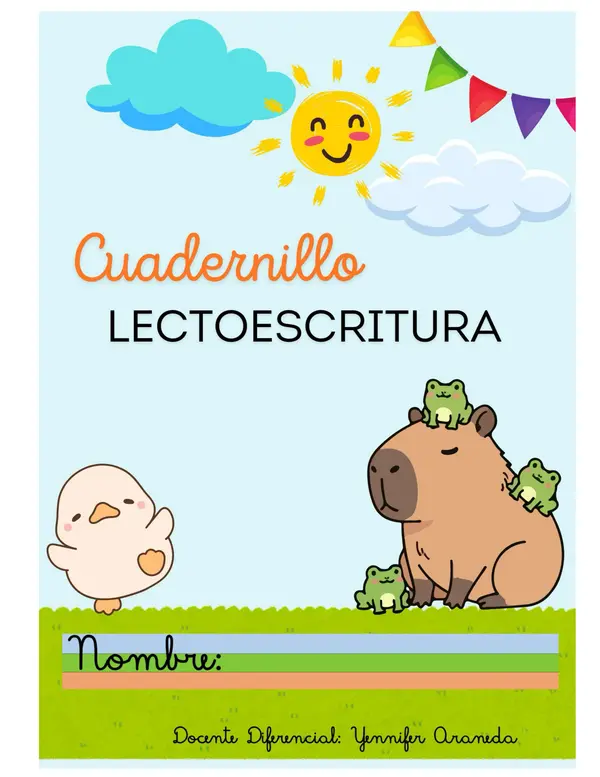 CUADERNILLO LECTOESCRITURA LEE ADPATADO