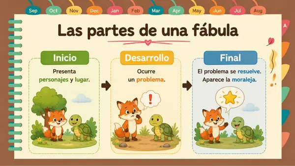 La fábula - 2° básico