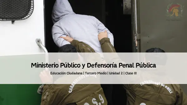 El Ministerio Público y la Defensoría Penal Pública | Educación Ciudadana 3°