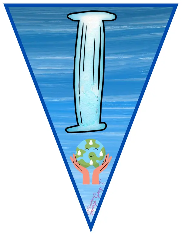 Banderín Día del Agua