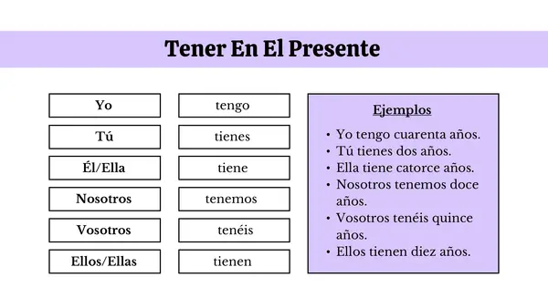 conjugación verbo tener haber ir 