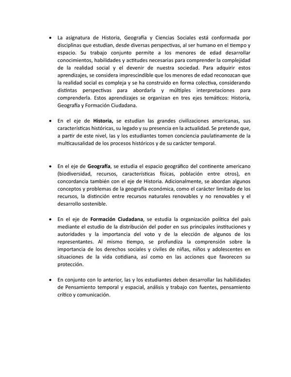 Ensayo Exámenes libres 4° básico Historia y Ciencias Sociales