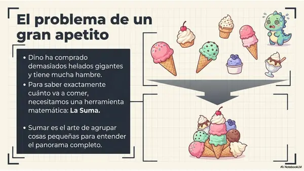 Aprendo a sumar con Dino