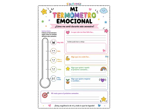 MI TERMÓMETRO EMOCIONAL SEMESTRAL