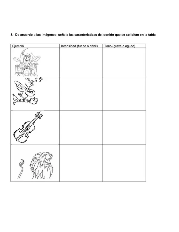 El sonido tercero básico