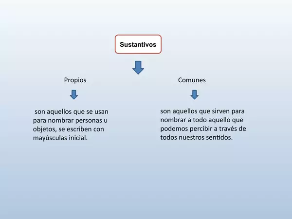 Presentacion sustantivos y Adjetivos, Octavo Basico, Lenguaje