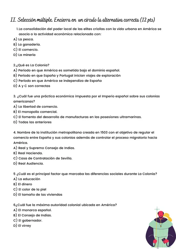 Guía La Colonia en América