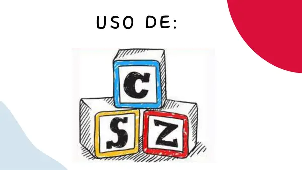 Uso de S, C y Z