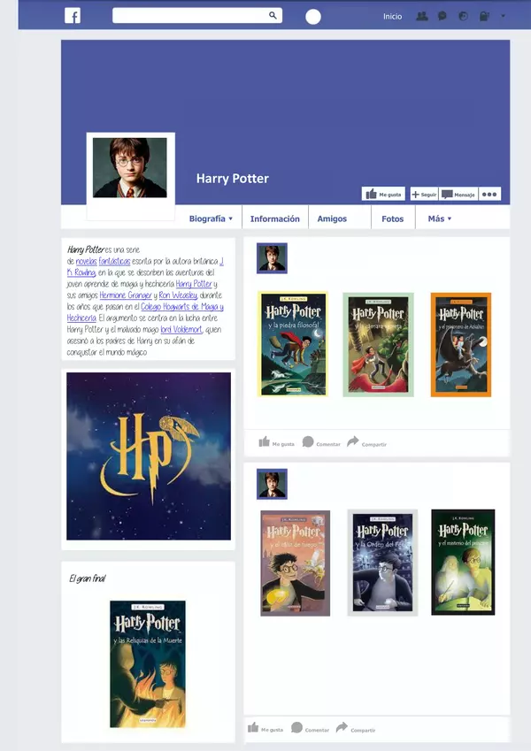 Harry Potter biblioteca virtual 