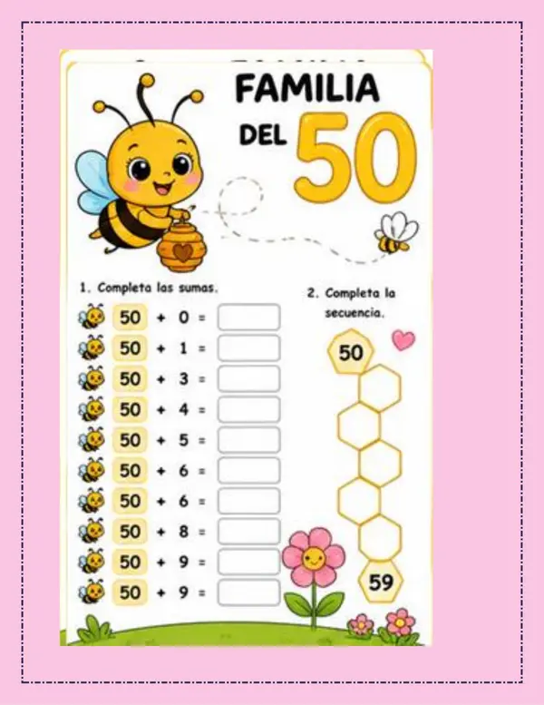 FAMILIA DE NÚMEROS - 1°B