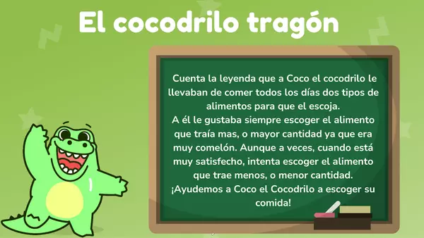 Coco el cocodrilo comilón