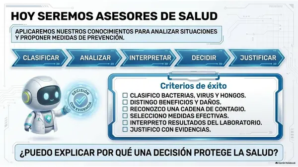 Clase 19 | 5° Básico Ciencias Naturales: Microorganismos — Aplicar decisiones de cuidado