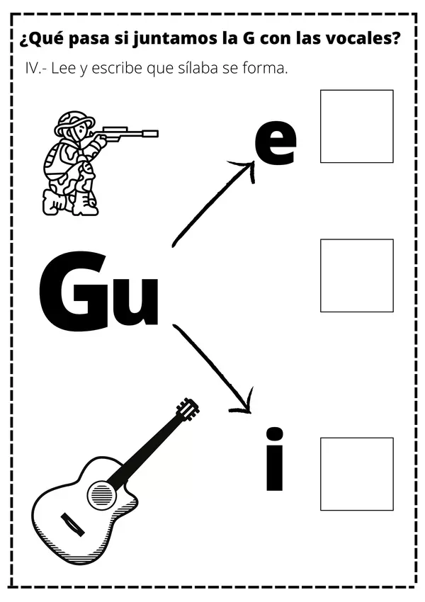 Guía consonante G