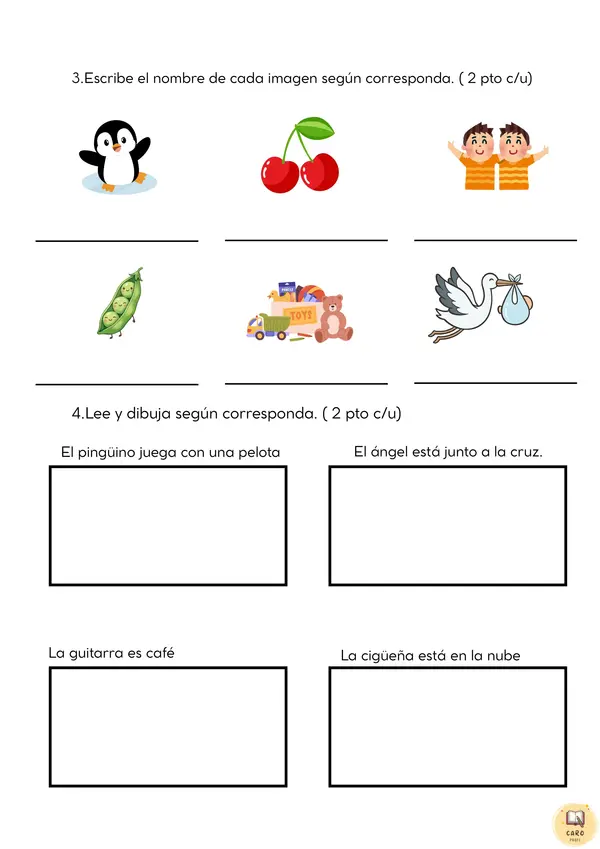 Evaluación uso de ge-gi gue-gui güe- güi