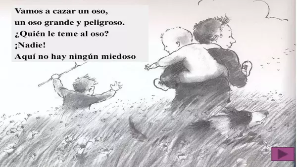 cuento "Vamos a cazar un oso"