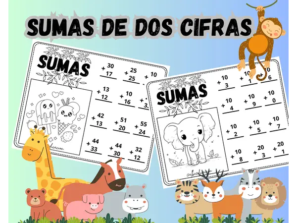 sumas de dos cifras