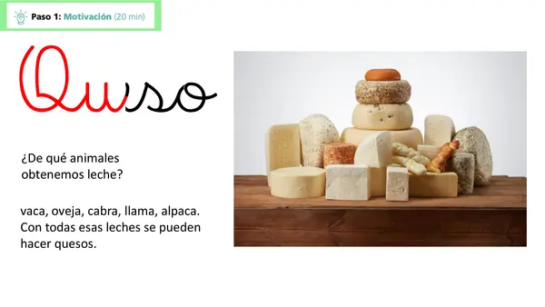 Lección 9 Queso Parte 2 Mayusculas Método Matte