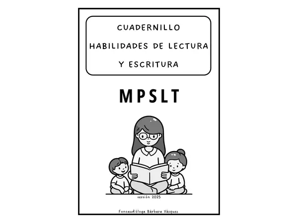 CUADERNILLO LECTOESCRITURA MPSLT