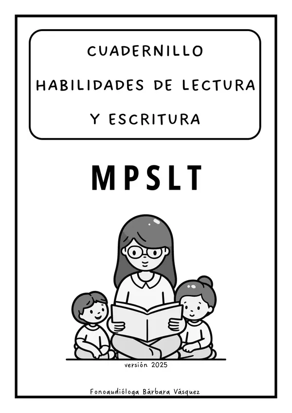 CUADERNILLO LECTOESCRITURA MPSLT