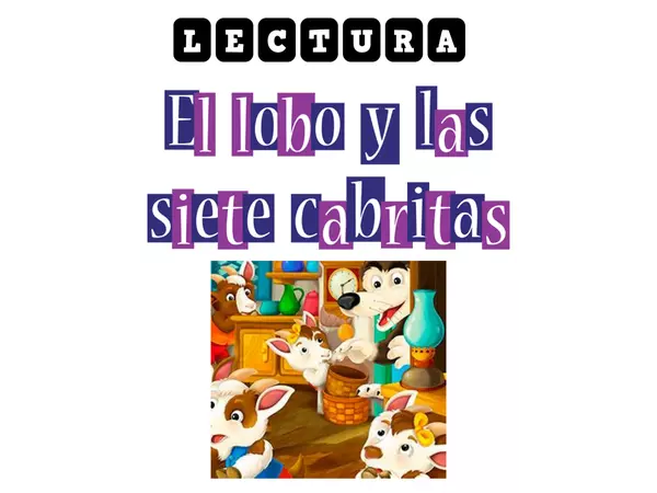 FICHA 10 - LECTURA DEL LOBO Y LAS SIETE CABRAS