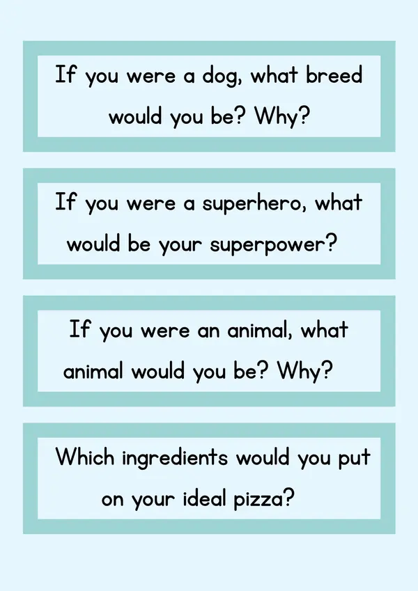 Icebreaker questions 