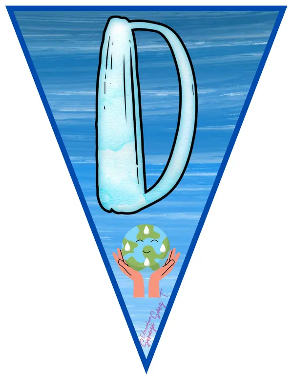 Banderín Día del Agua