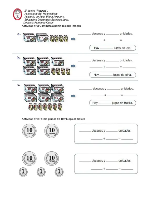 Composición aditiva de números