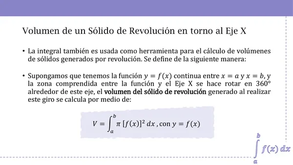 U4 Clase 06: Volumen de Solidos por Revolución