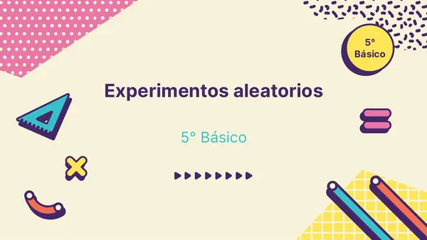 Experimentos aleatorios, determinísticos y espacio muestral 