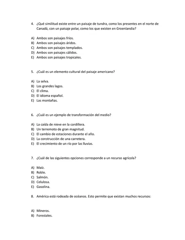 Ensayo Exámenes libres 4° básico Historia y Ciencias Sociales