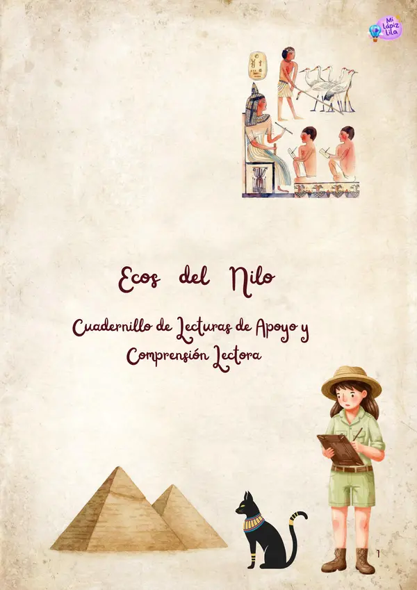 Proyecto Ecos del Nilo: Cuadernillo de Lecturas y Comprensión Lectora 