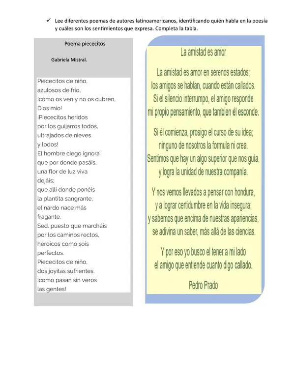 Guia de aprendizaje de Género Lírico.