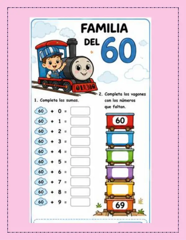 FAMILIA DE NÚMEROS - 1°B