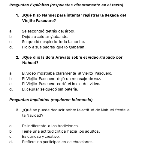 tipo de preguntas