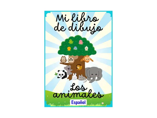 Mi libro de dibujos - Los animales - En español