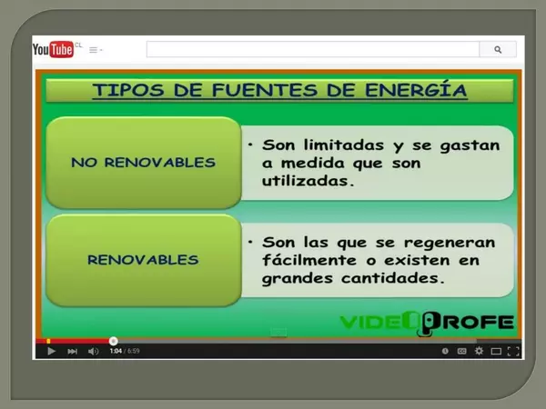Presentacion E. Tecnologica, Septimo Basico, Energias Renovables y No Renovables