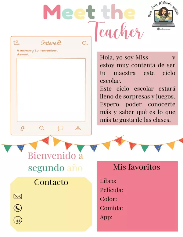 "Meet the teacher" (Español)